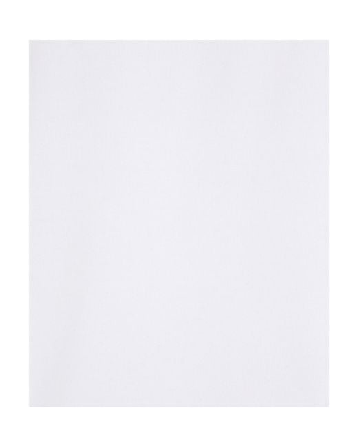 McQueen White Logo Printed Crewneck T-Shirt for men