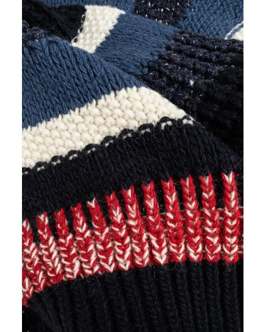 DSquared² Black Après Ski Knit Scarf for men