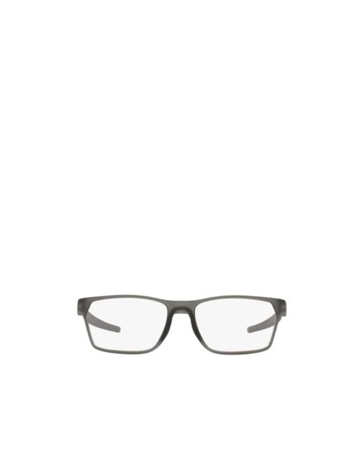 Oakley White Geometrically Framed Flat Mirror for men