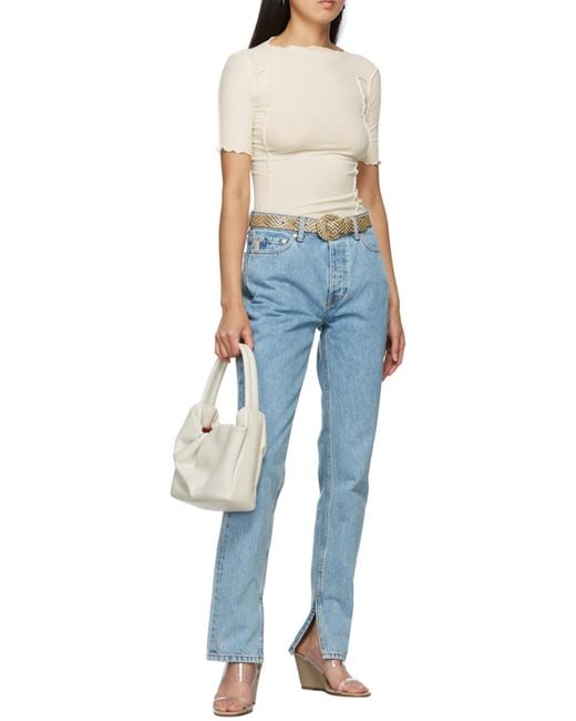 Baserange Natural Omato Stretch-Organic Cotton Top