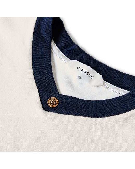 Versace Gray Vintage Long Sleeve Top