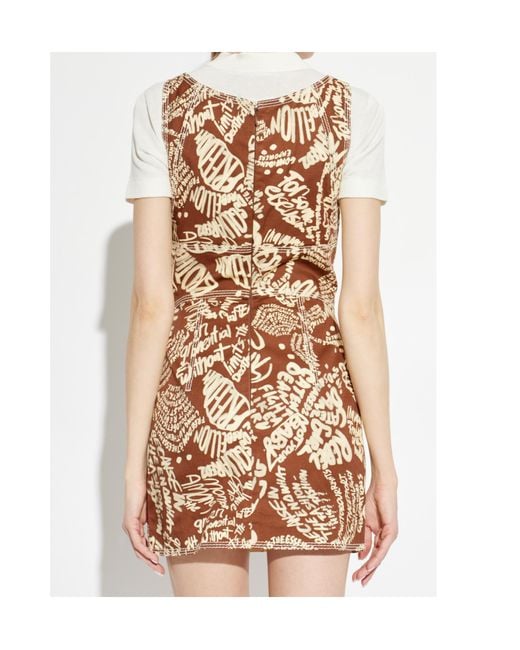 DSquared² Natural Short Dresses