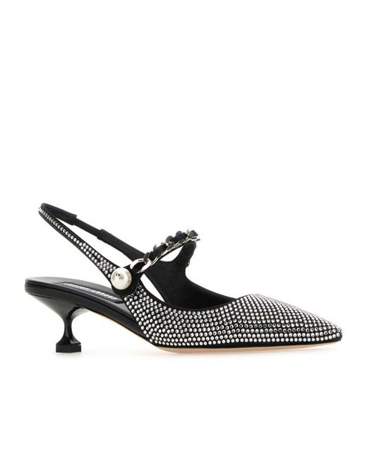 Miu Miu Multicolor Embellished Pointed Toe Pumps