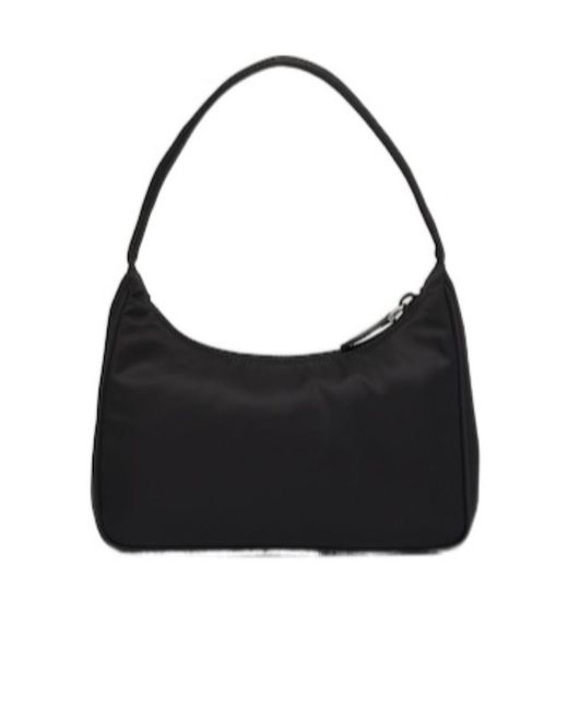 Prada Black Logo Details Shoulder Bag