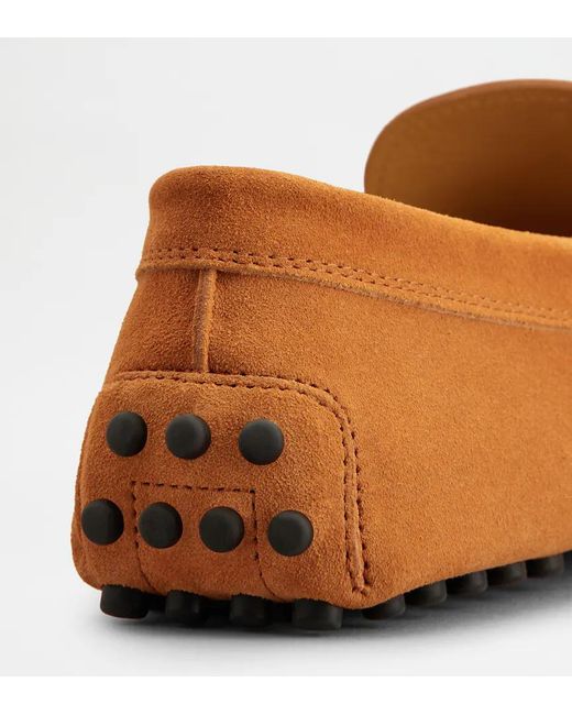 Tod's Brown Round-Toe Loafers for men