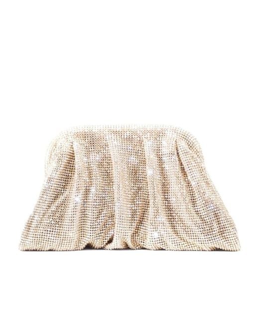 Benedetta Bruzziches Natural Crystal Chain Clutch Bag