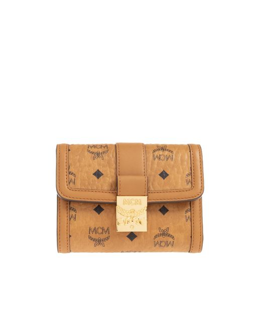 MCM Natural Logo Wallet