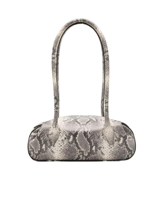 Yuzefi White Oyster Mini Shoulder Bag