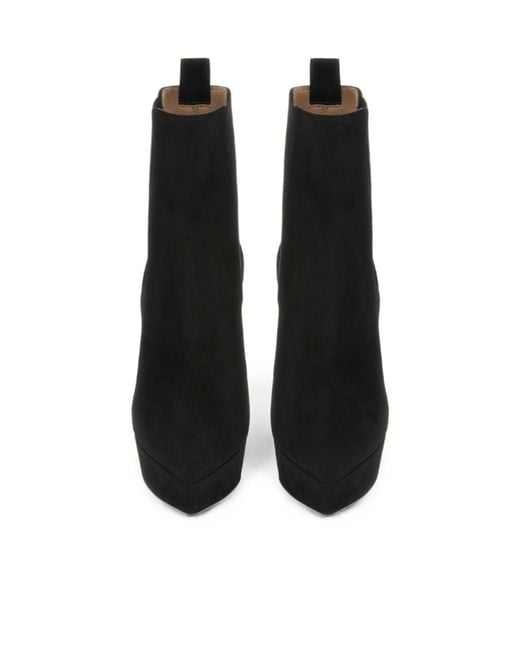 Gianvito Rossi Black Platform Ankle Boots