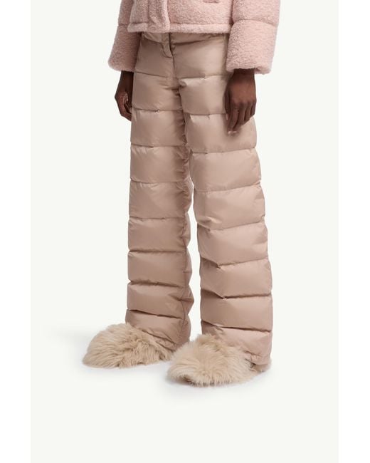 Moncler Natural Snug Shearling Flats