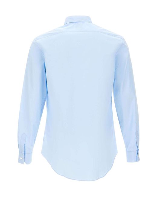 Paul Smith Blue Signature Detail Regular Shirt for men