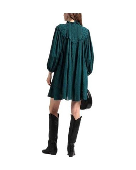 Isabel Marant Green Turtleneck Dress
