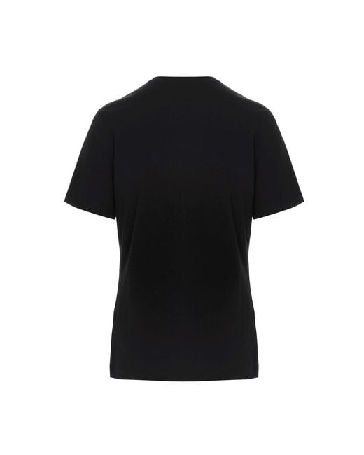 Versace Black Medusa Motif Logo-Print T-Shirt
