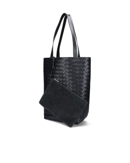 Bottega Veneta Black Classic Intrecciato Tote Bag for men