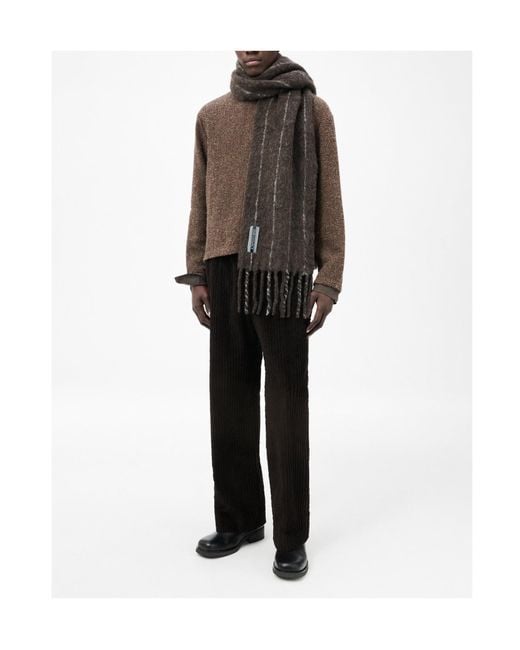 Our Legacy Black Estate Scarf for men