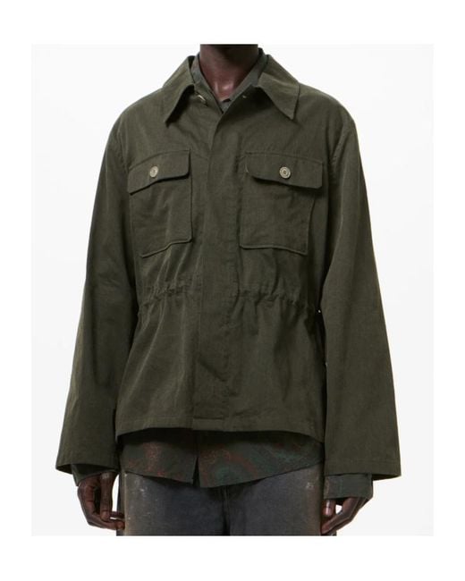 Our Legacy Green Unity Drawstring Jacket for men