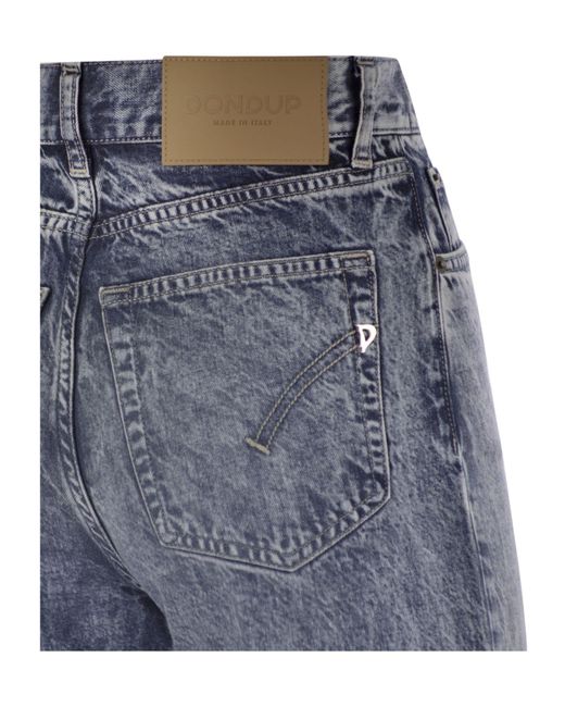 Dondup Blue Wide Leg Jeans