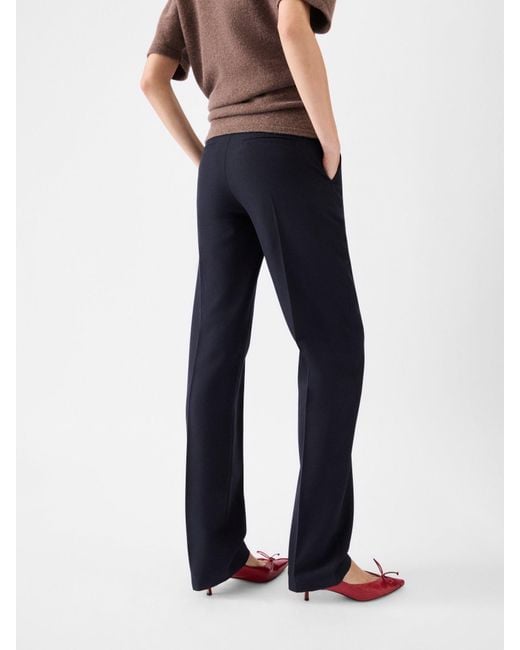 Jacquemus Blue Straight-Leg Trousers