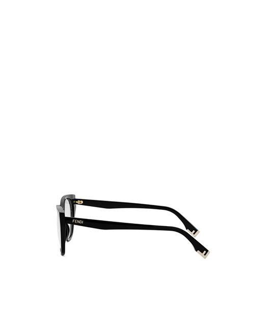 Fendi White Eyewear Cat-Eye Frame Glasses
