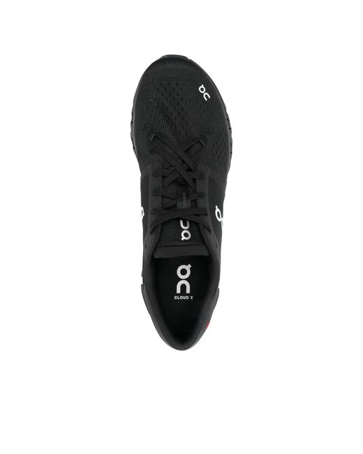On Shoes Black Cloud X 4 Lace-Up Sneakers for men