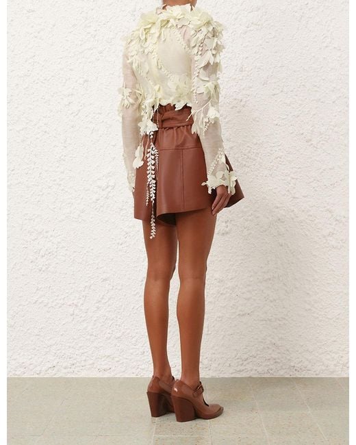 Zimmermann White Floral Top
