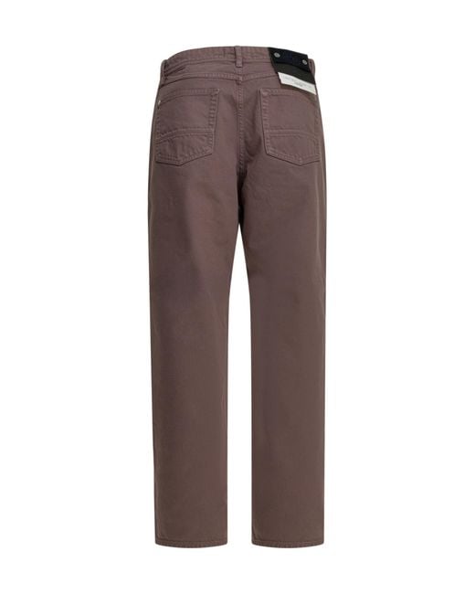 Stone Island Brown Straight-Leg Jeans for men