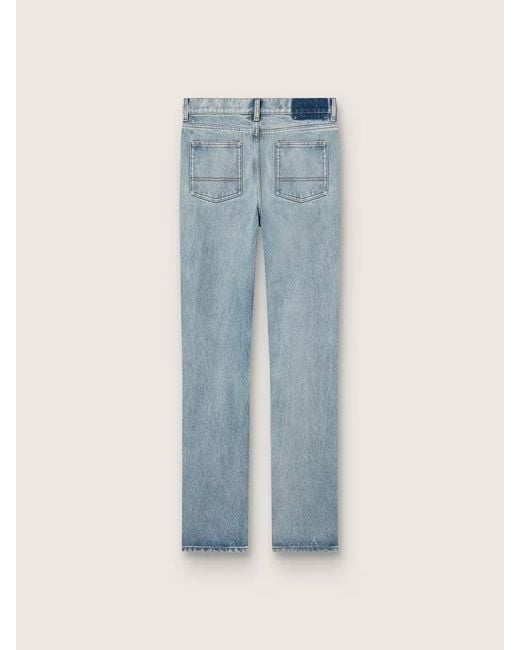 Golden Goose Deluxe Brand Blue Cotton Straight-Leg Jeans