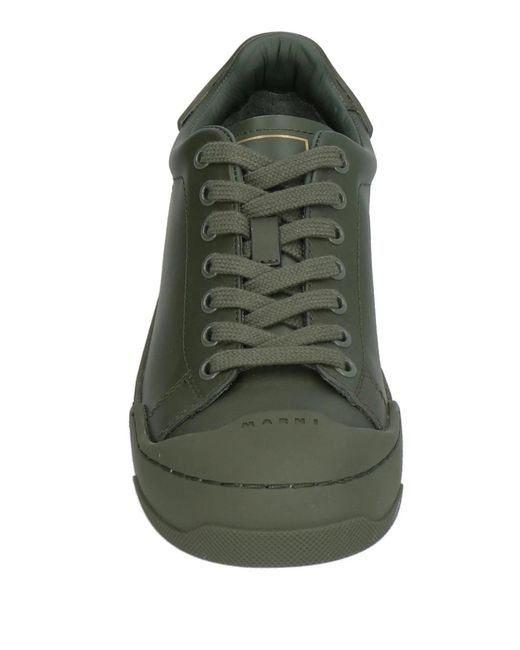 Marni Green Low-Top Trainers