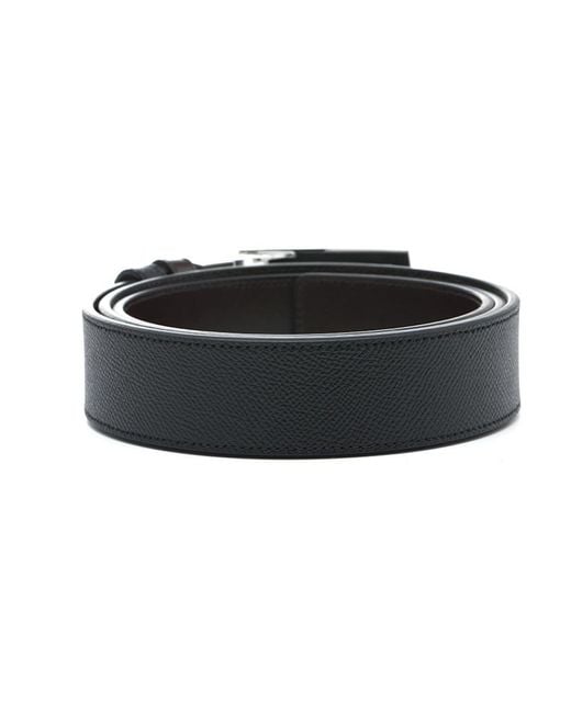 Bally Black Logo Belt for men