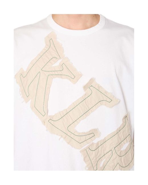 Kolor White Crew-Neck T-Shirt for men