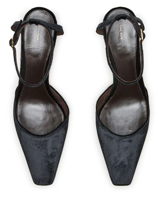 The Row White Carla 45 High-Heeled Sandals
