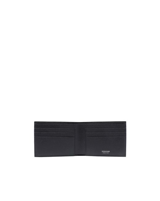 Ferragamo Black Monogram Wallet for men