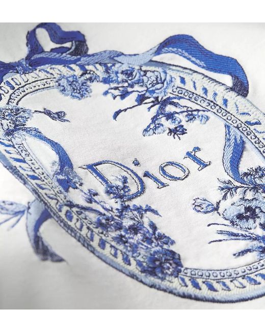 Dior White Iviera Oversized T-Shirt