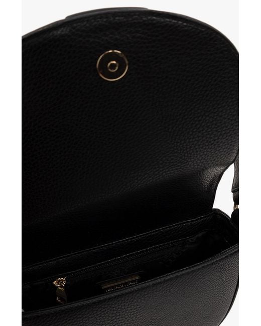 Versace Jeans Black Buckle Shoulder Bag