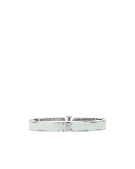 Tory Burch White Icon Logo Bracelet