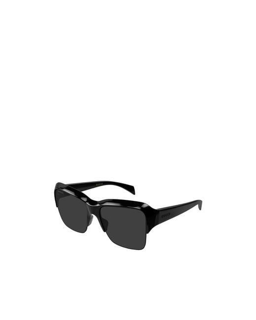 Gucci Black Eyewear Square Frame Sunglasses