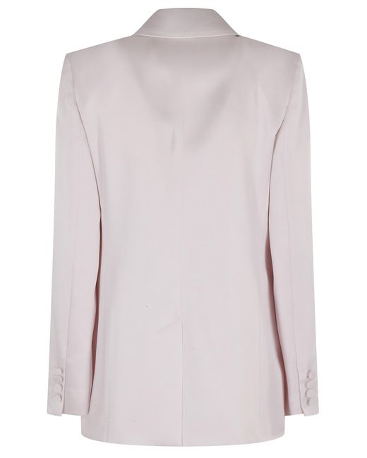 Max Mara Purple Studio Elegante Single-Breasted Blazer