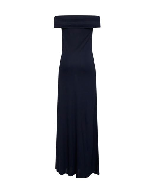 Alaïa Blue Alaïa Bandeau Dress