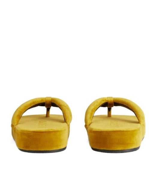 Balenciaga Yellow Jet Lag Thongs