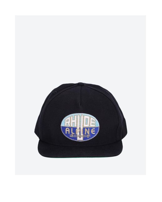 Rhude Blue Patch Detail Cap for men
