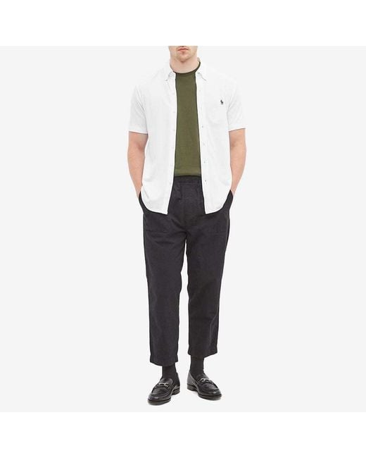 Polo Ralph Lauren White Classic Pique Shirt for men