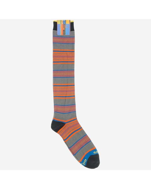 Gallo Blue Printed Socks for men