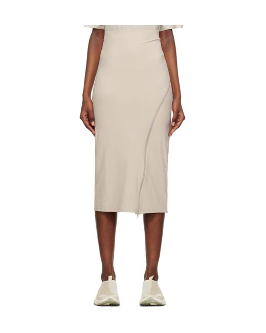 Post Archive Faction PAF Natural Elastic Zipper Skirts