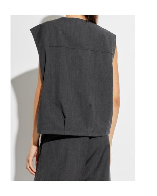 Samsøe & Samsøe Black Zipper Vest