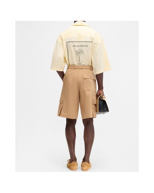 Jacquemus Natural Shorts for men