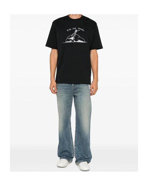 Iceberg Black Short-Sleeved T-Shirt for men