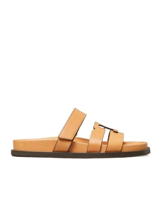 Tory Burch Brown Ines Sport Slides