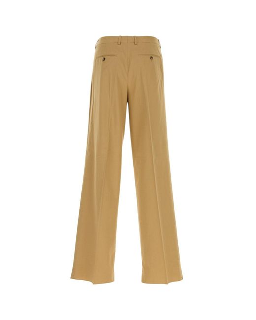 Céline Natural Pleated Trousers for men