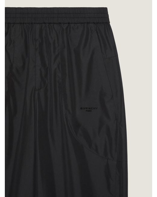 Givenchy Black Couture Seam Cut-Out Joggers for men