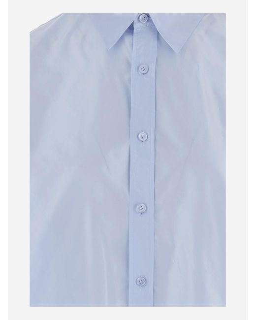 Carven Blue Long-Sleeved Shirt